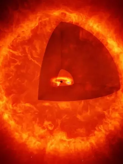 Enthüllung im frühen Universum: "Schwarzloch-Sterne" erklären die roten Punkte