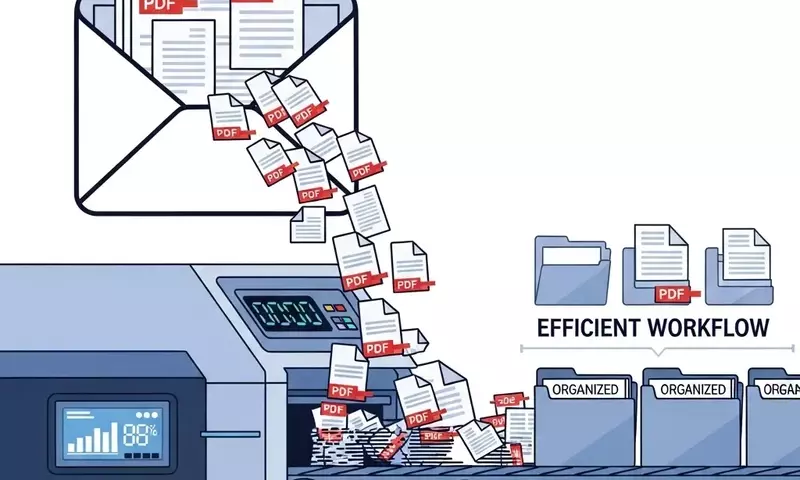 Efficient Methods for Batch Converting Email Attachment PDFs