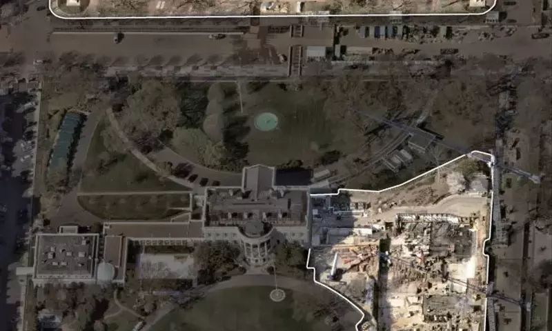 Controversial White House Fountain Renovation Under Trump Administration