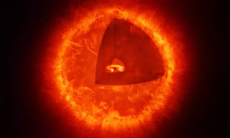 Enthüllung im frühen Universum: "Schwarzloch-Sterne" erklären die roten Punkte