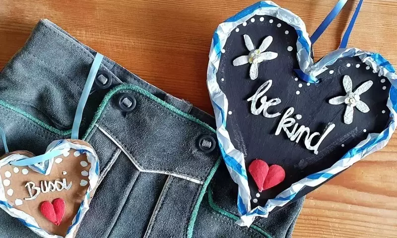 Kreatives Wiesnherz: Basteln mit Upcycling-Materialien für eine nachhaltige Dekoration