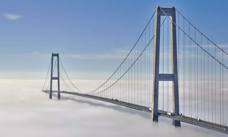 Erleichterte Mautzahlung für die Großer-Belt-Brücke in Dänemark