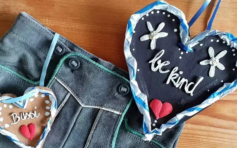 Kreatives Wiesnherz: Basteln mit Upcycling-Materialien für eine nachhaltige Dekoration